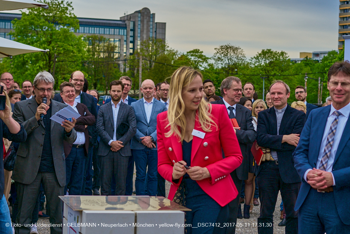 11. Mai 2017 - Grundsteinlegung für die LOGE und dem Kulturquadrat in Neuperlach